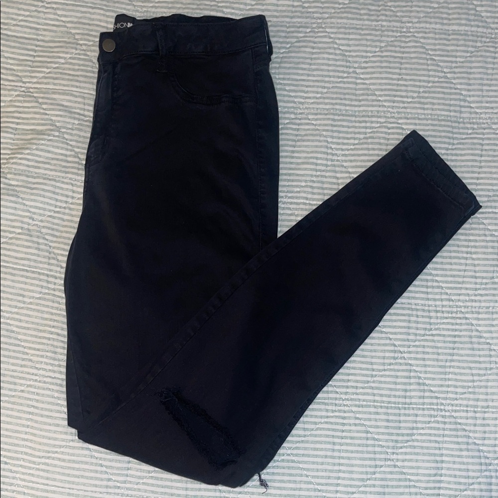 Fashion Nova Midnight Black Denim